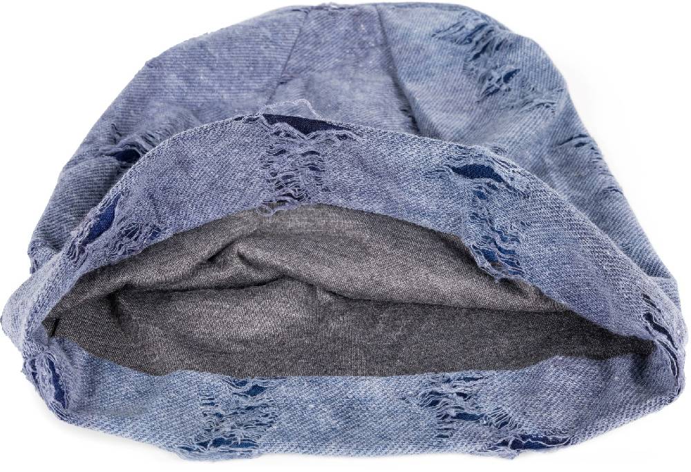Stylebreaker Beanie Mütze Destroyed Denim Sterne Online