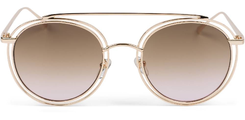 Stylebreaker Oversize Sonnenbrille mit runden Gläsern und doppeltem Rahmen Angebote
