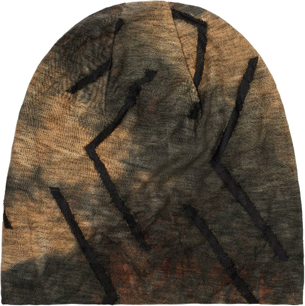 Stylebreaker Beanie Mütze Destroyed Batik Farbverlauf Clearance-Verkauf
