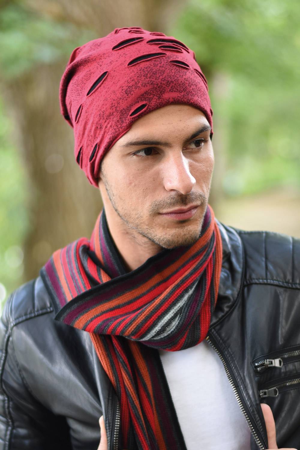 Stylebreaker Beanie Mütze im Destroyed Vintage used Look Verkauf