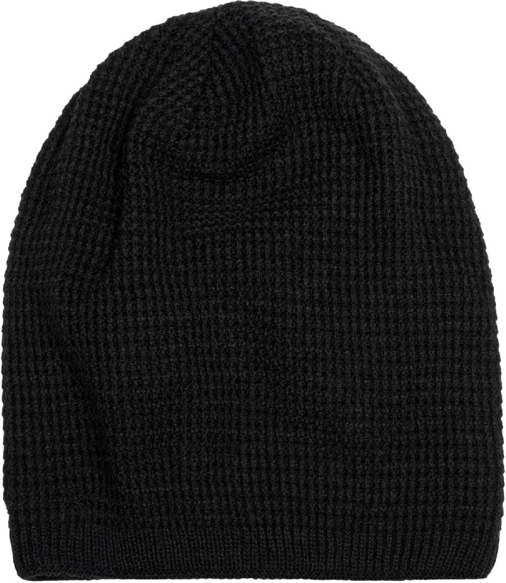 Stylebreaker Strick Beanie Mütze mit Karo Strickmuster Black Friday Preise