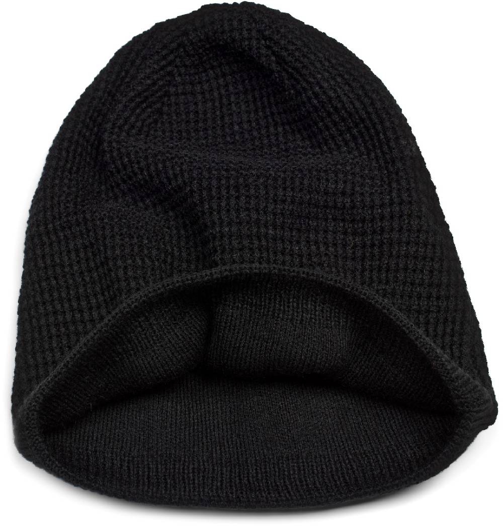 Stylebreaker Strick Beanie Mütze mit Karo Strickmuster Black Friday Preise