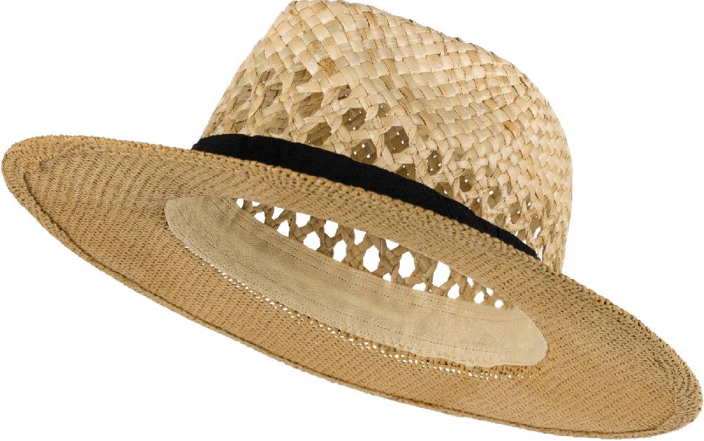 Stylebreaker Panama Strohhut mit Stoff Zierband Auslauf
