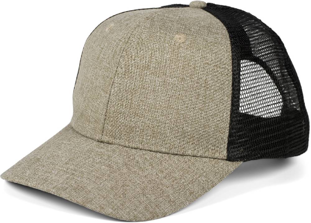 Stylebreaker Snapback Cap Meliert mit Mesh Einsatz