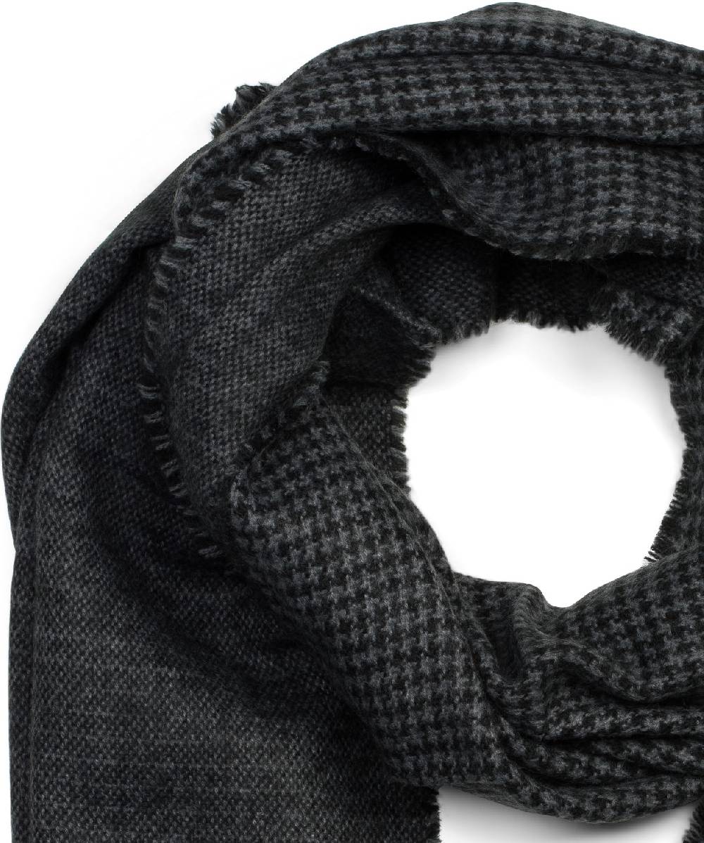 Stylebreaker Schal mit 2-farbigem Hahnentritt Muster Angebote