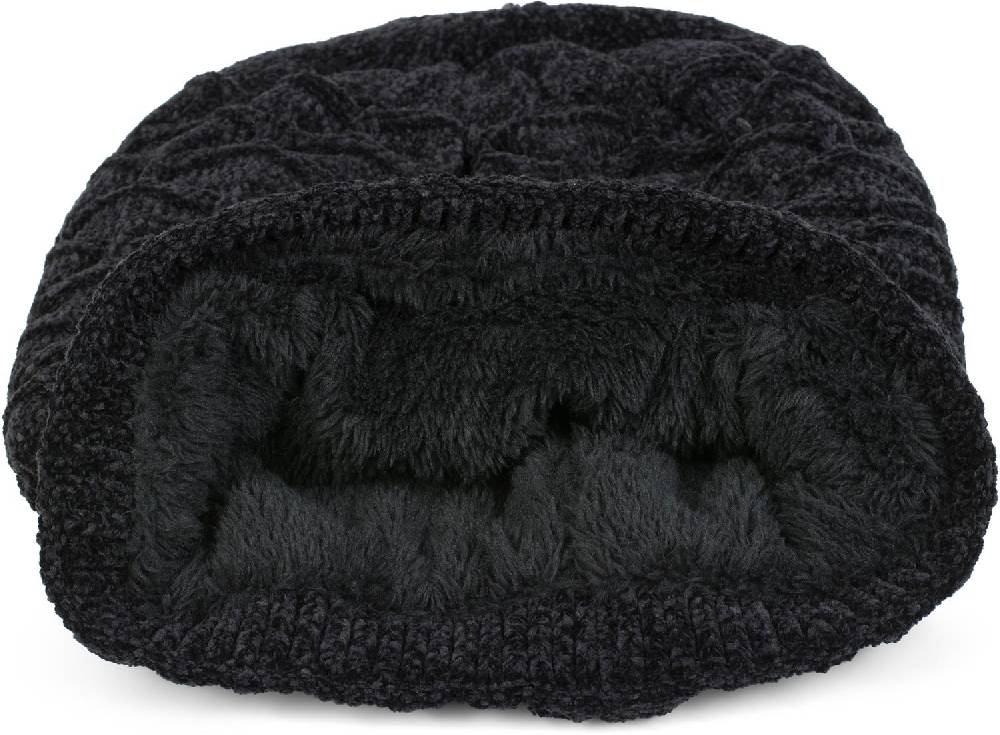 Stylebreaker Chenille Beanie Mütze mit Waben Muster Hotsell
