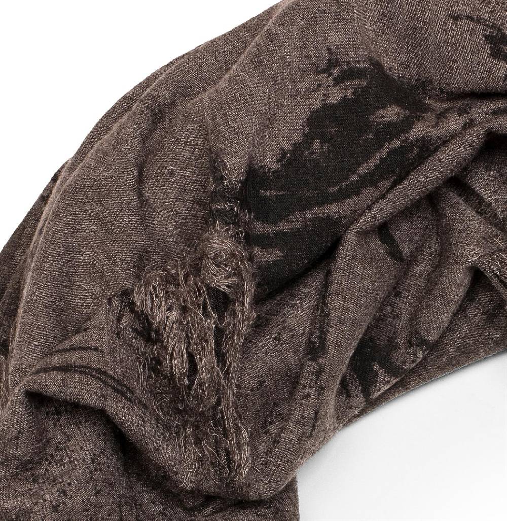 Stylebreaker Gemusterter Loop Schal im Destroyed used Look Meist gekauft