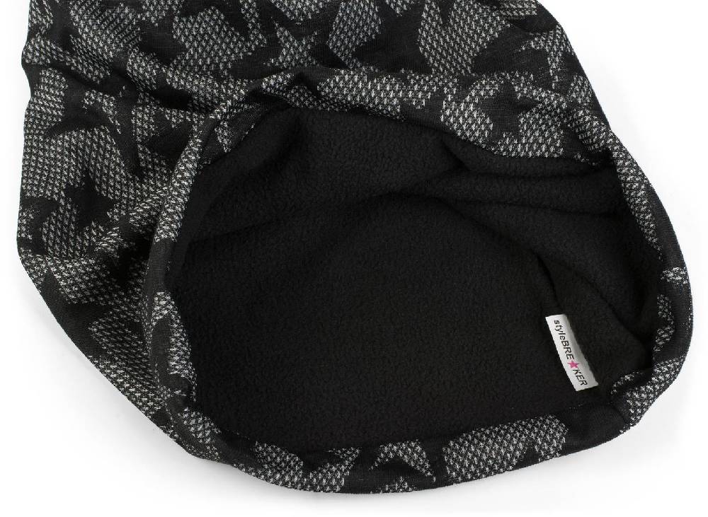 Stylebreaker Beanie mit Stern Print gemustert Fabrikverkauf