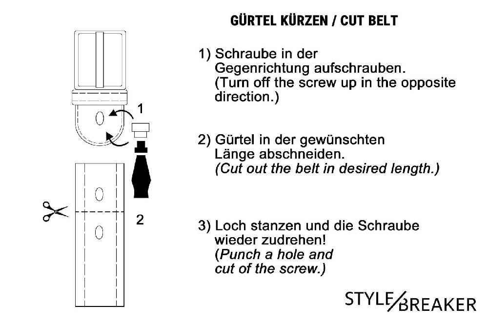 Stylebreaker Gürtel mit Nieten im Zacken Look Hotsell