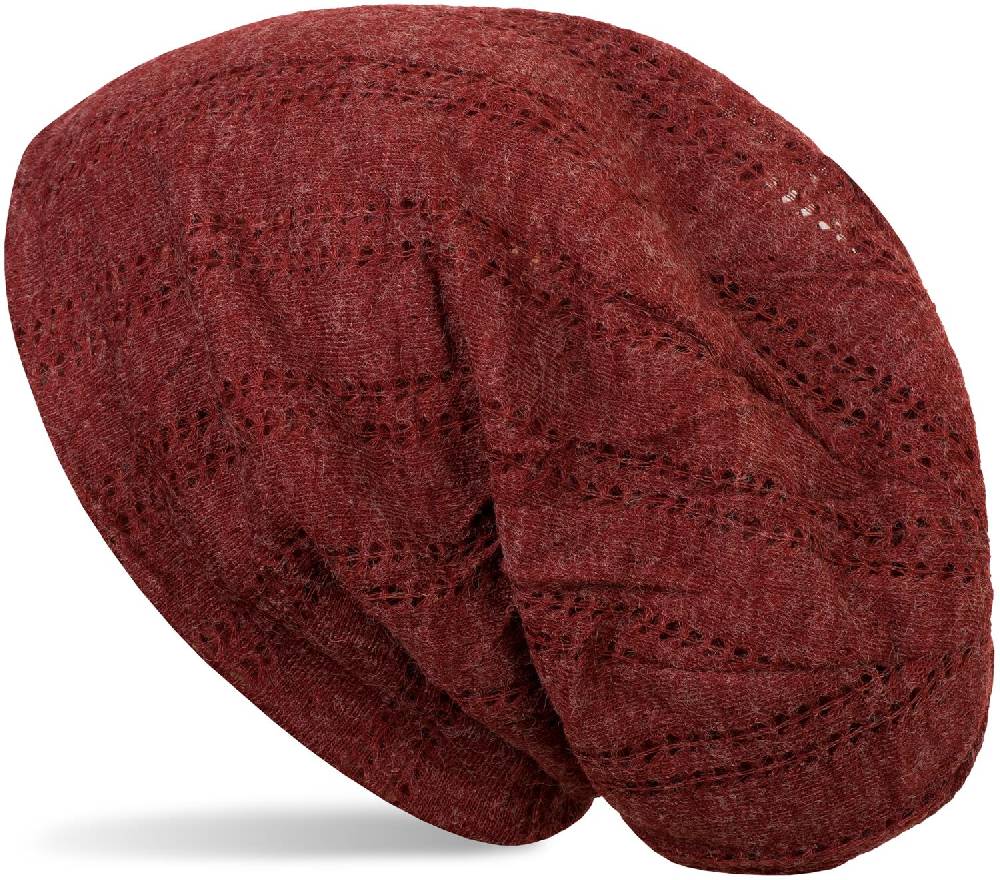 Stylebreaker Feinstrick Beanie mit Lochmuster
