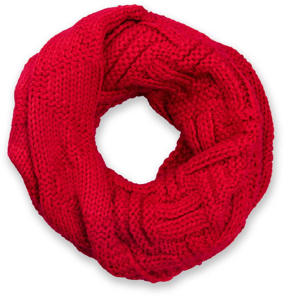 Stylebreaker Strick Loop mit Gitter und Rippenmuster