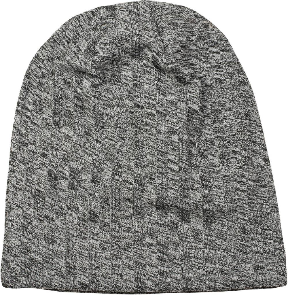 Stylebreaker Feinstrick Beanie mit Streifen Melange Blitzverkäufe