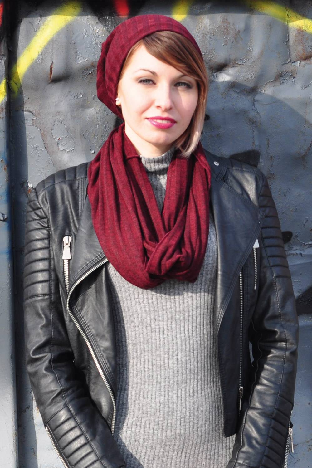 Stylebreaker Feinstrick Beanie mit Streifen Melange Blitzverkäufe