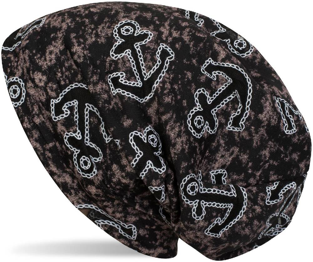 Stylebreaker Beanie mit Anker Seil Print