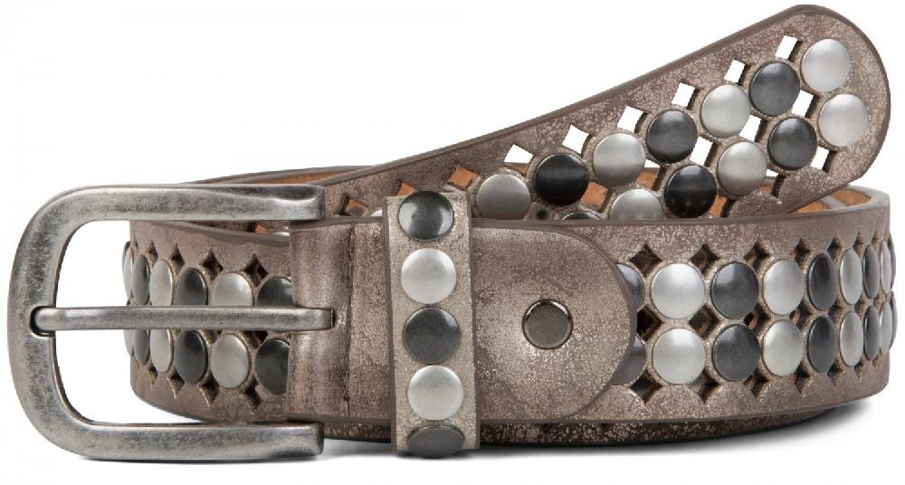 Stylebreaker Nietengürtel mit all over Perforation Hotsell