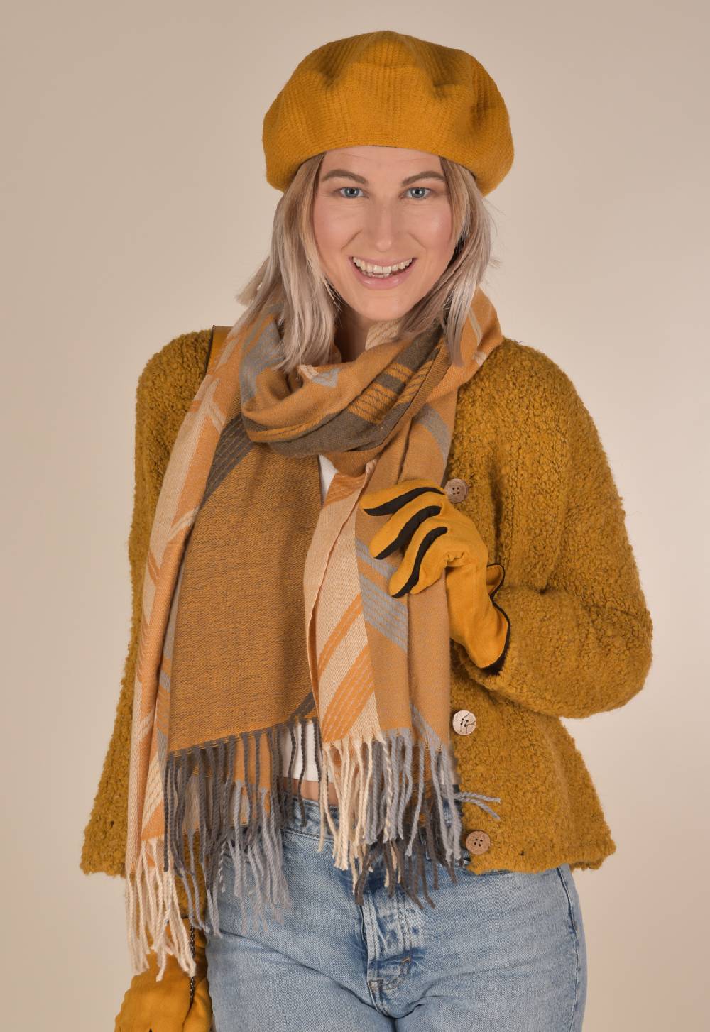 Stylebreaker Web Schal Geometrisch Outlet