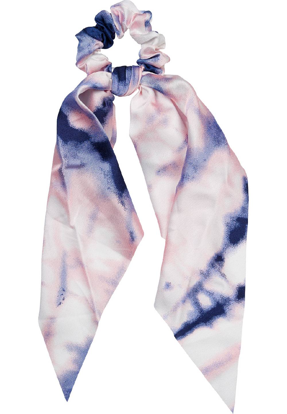 Stylebreaker Scrunchie Haargummi mit Schleife Batik Farbverlauf