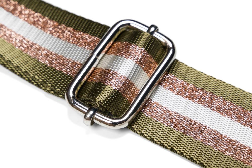 Stylebreaker Wechsel Taschengurt Metallic Streifen Muster Online