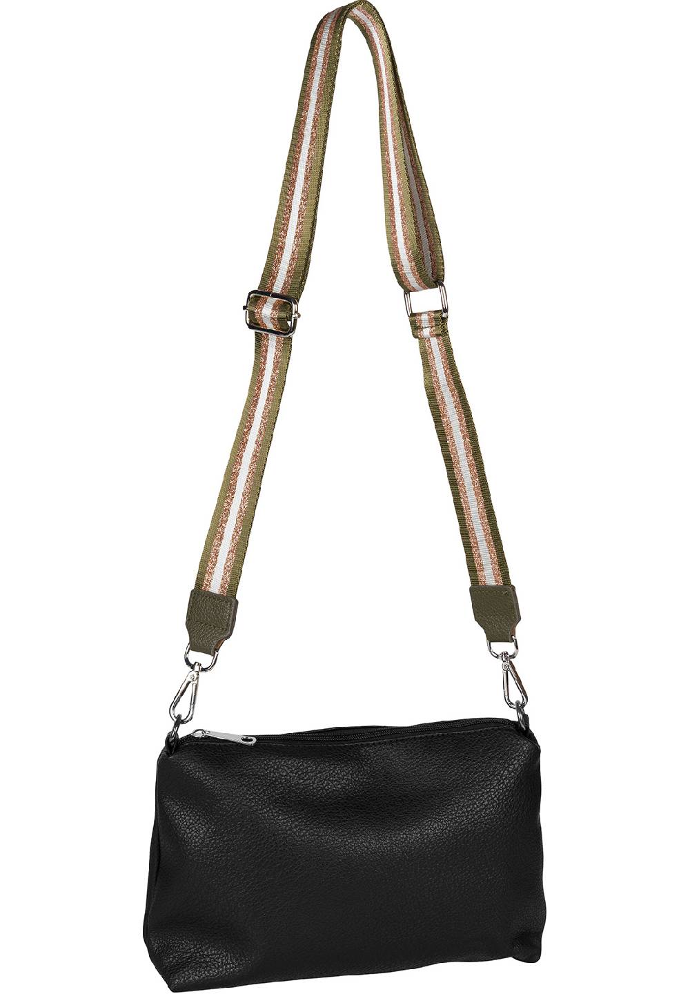Stylebreaker Wechsel Taschengurt Metallic Streifen Muster Online