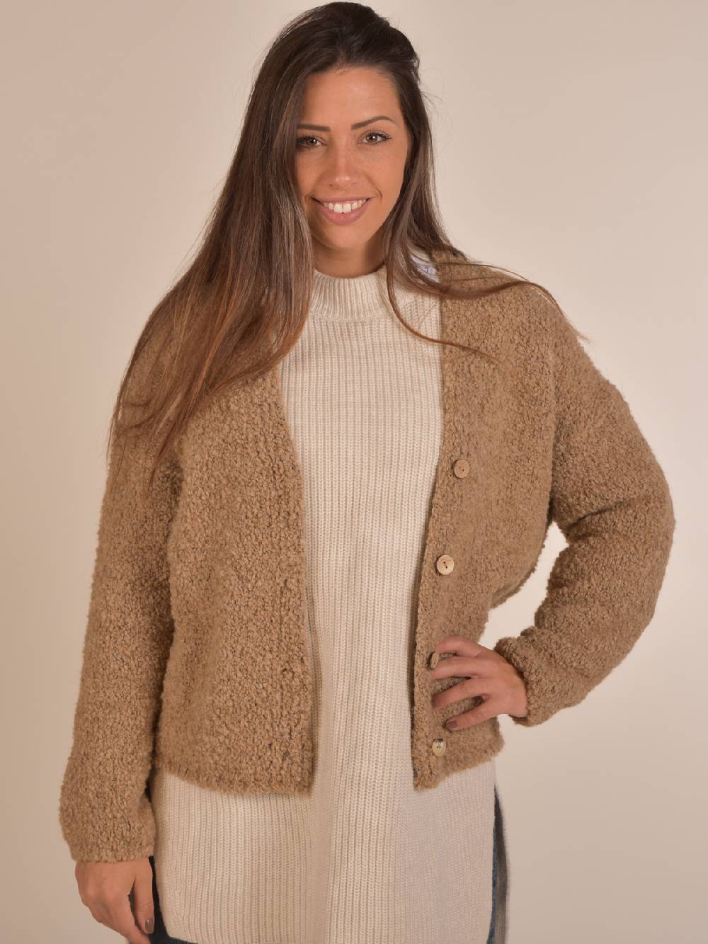 Stylebreaker Teddy Strick Cardigan Günstiger Verkauf