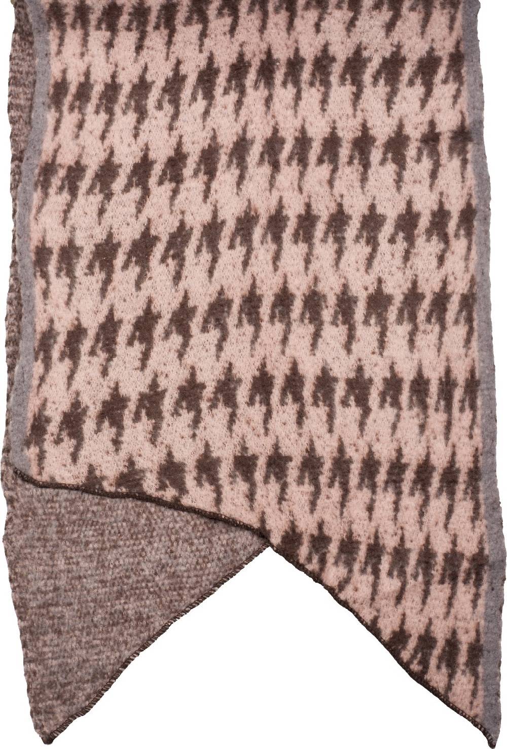 Stylebreaker Asymmetrischer Web Schal mit Pepita Hahnentritt Muster Online