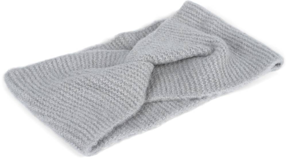 Stylebreaker Feinstrick Stirnband Twist Knoten im Angebot