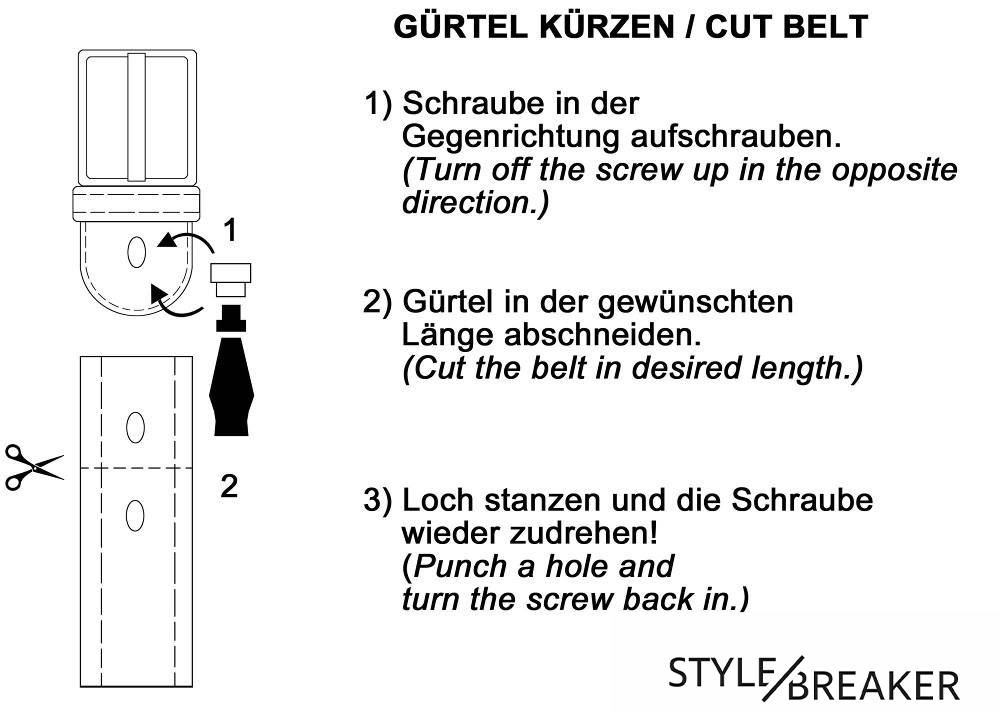 Stylebreaker Vintage Nietengürtel Bis zu 65% Rabatt