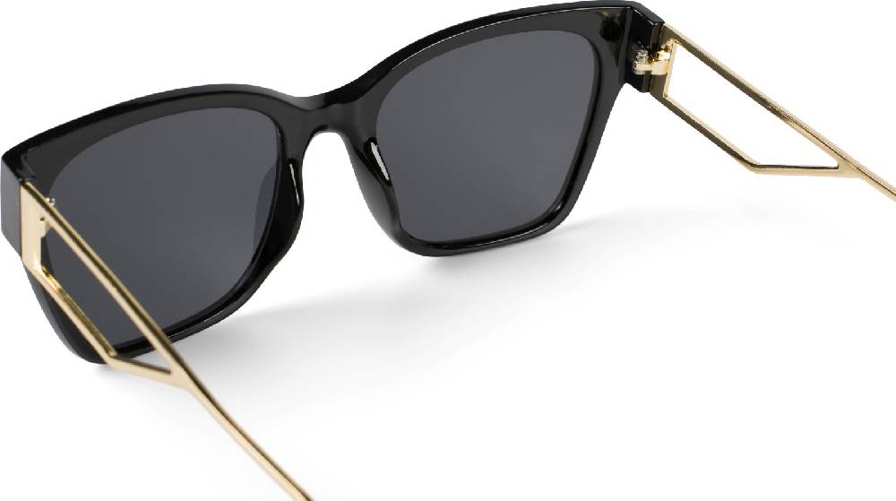 Stylebreaker Oversize Sonnenbrille mit breiten Metall Bügeln Hotsell