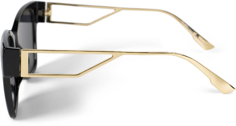 Stylebreaker Oversize Sonnenbrille mit breiten Metall Bügeln Hotsell