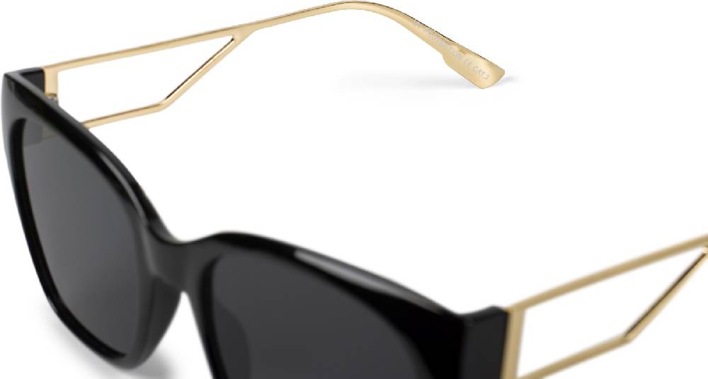 Stylebreaker Oversize Sonnenbrille mit breiten Metall Bügeln Hotsell