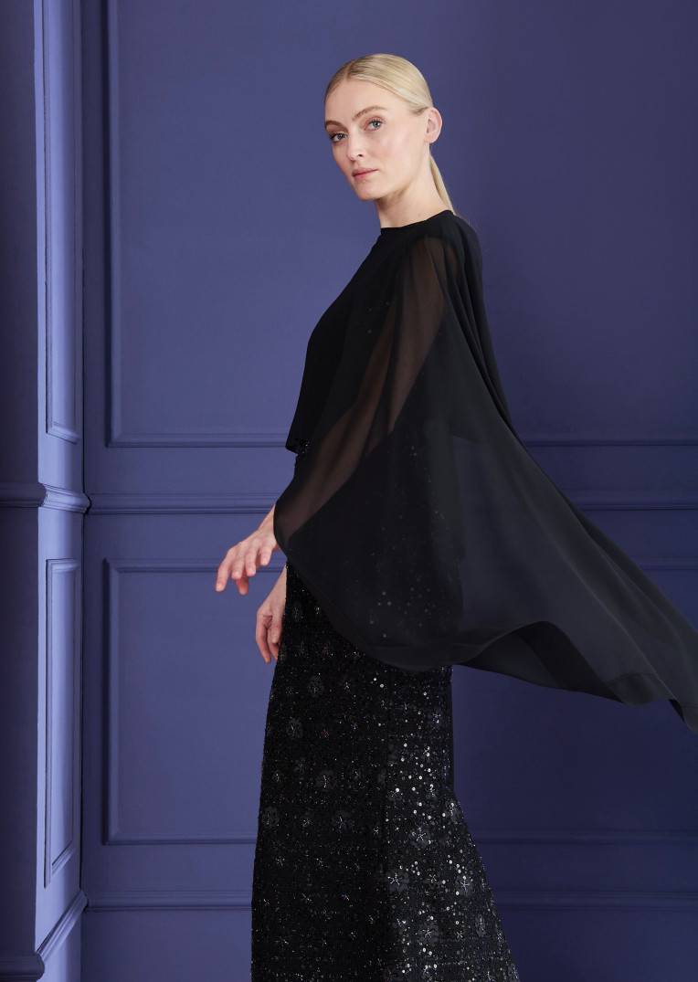 Talbot Runhof Poncho Cia1 Riesige Ersparnisse