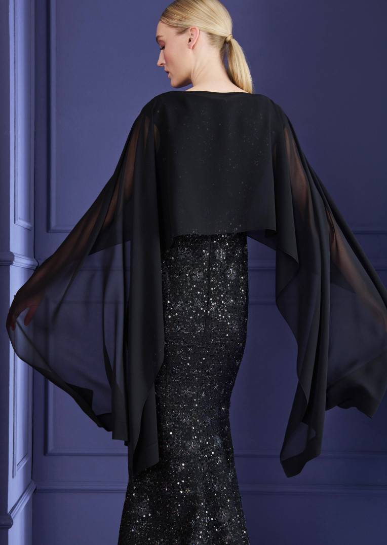 Talbot Runhof Poncho Cia1 Riesige Ersparnisse