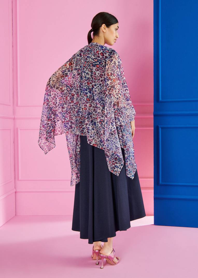 Talbot Runhof Poncho Hint5 Rabatt