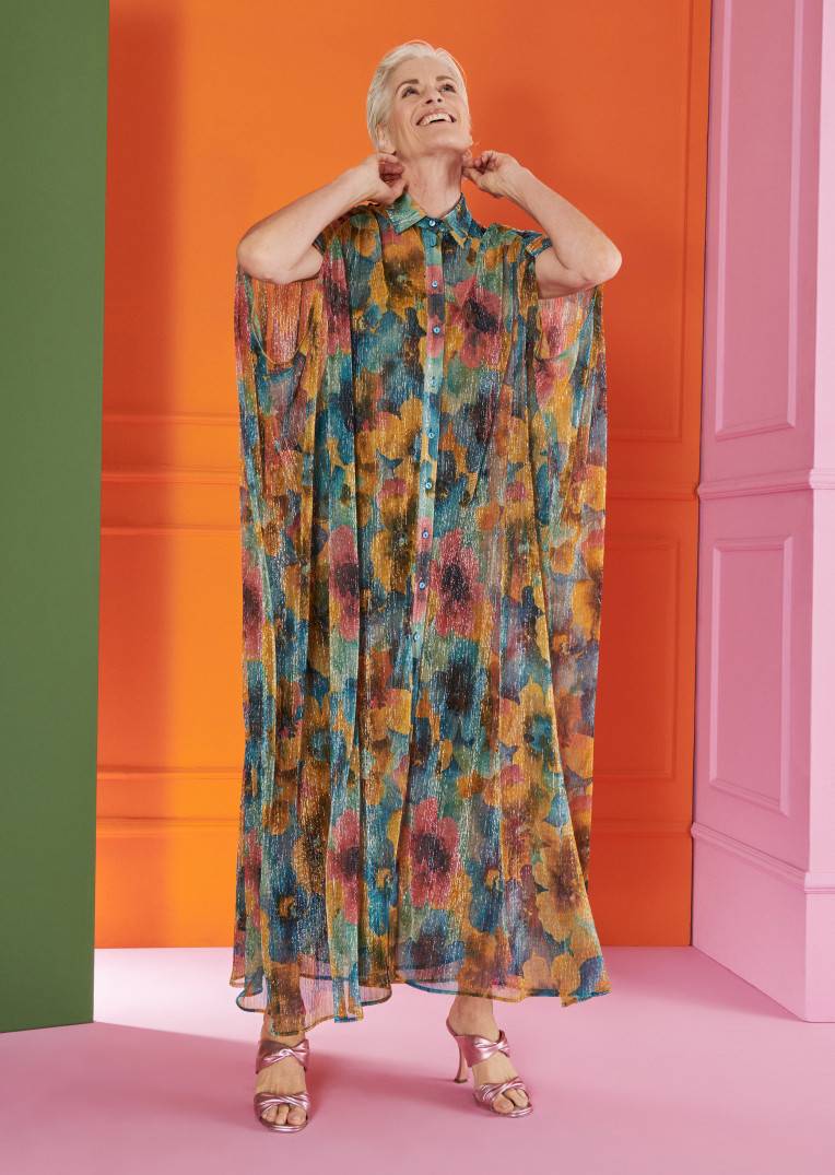 Talbot Runhof Langes Kleid Locker1 Preisnachlass
