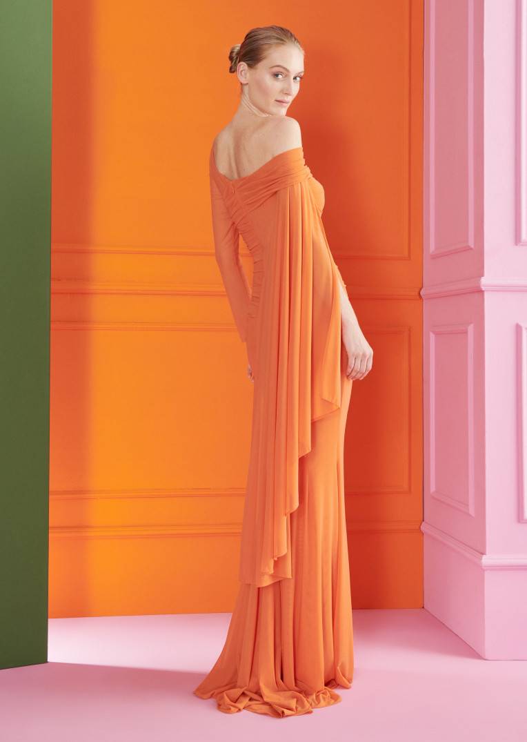 Talbot Runhof Abendkleid Goldfield3 Valentinstagsangebot
