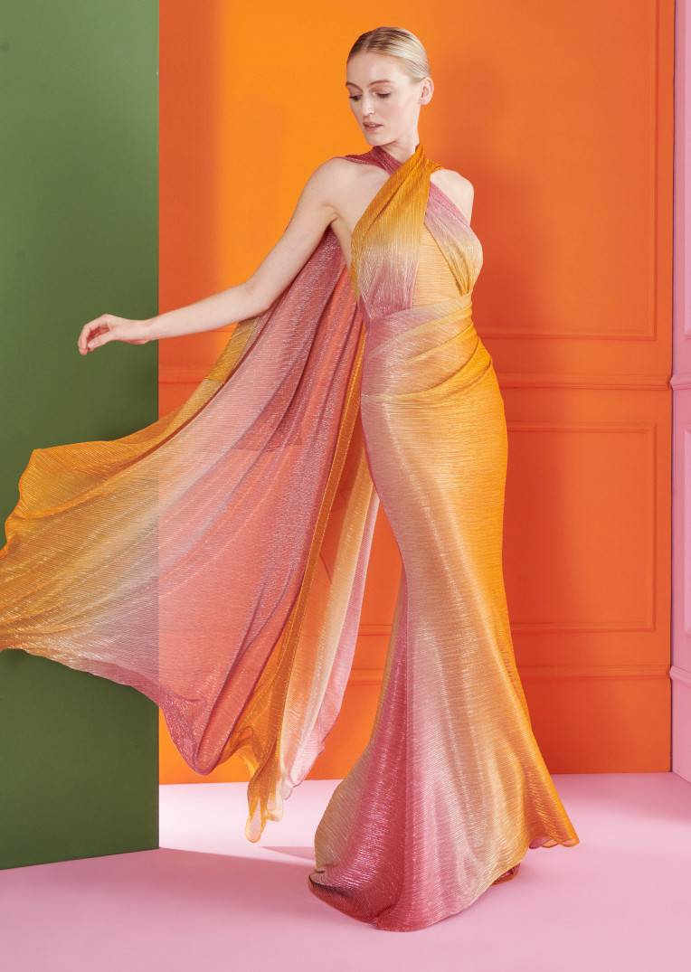Talbot Runhof Abendkleid Kordon2 Jubiläumsangebot
