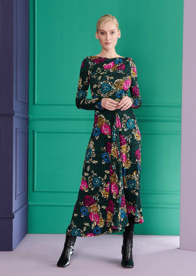 Talbot Runhof Midikleid Ross31 Vierteljährliche Förderung