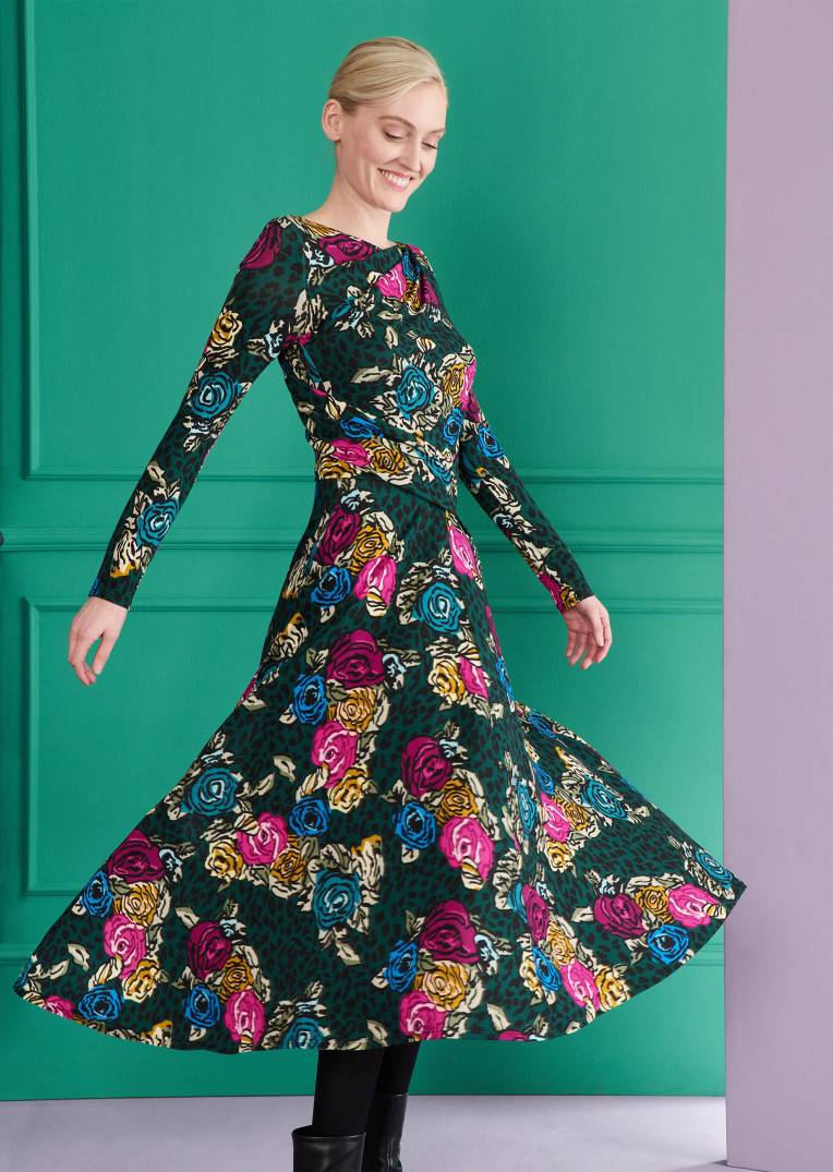 Talbot Runhof Midikleid Ross31 Vierteljährliche Förderung