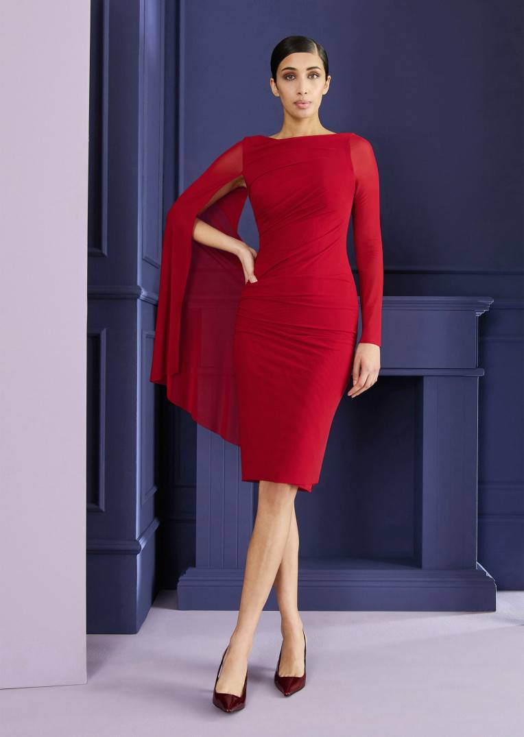 Talbot Runhof Cocktailkleid Mousse2 Räumungsverkauf