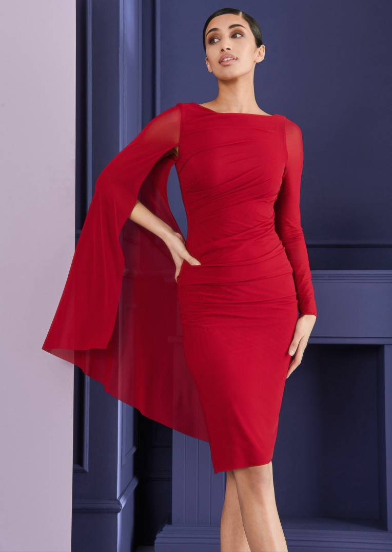 Talbot Runhof Cocktailkleid Mousse2 Räumungsverkauf