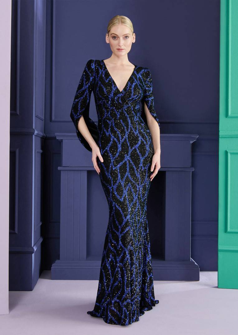 Talbot Runhof Abendkleid Rosin24 Super Rabatt