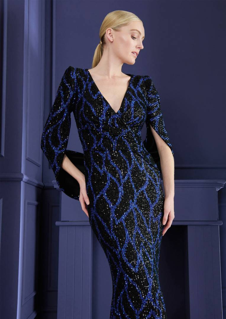 Talbot Runhof Abendkleid Rosin24 Super Rabatt