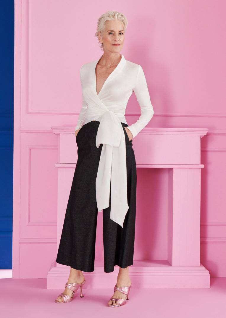 Talbot Runhof Wickelbluse Naxos1 Weihnachtsangebot