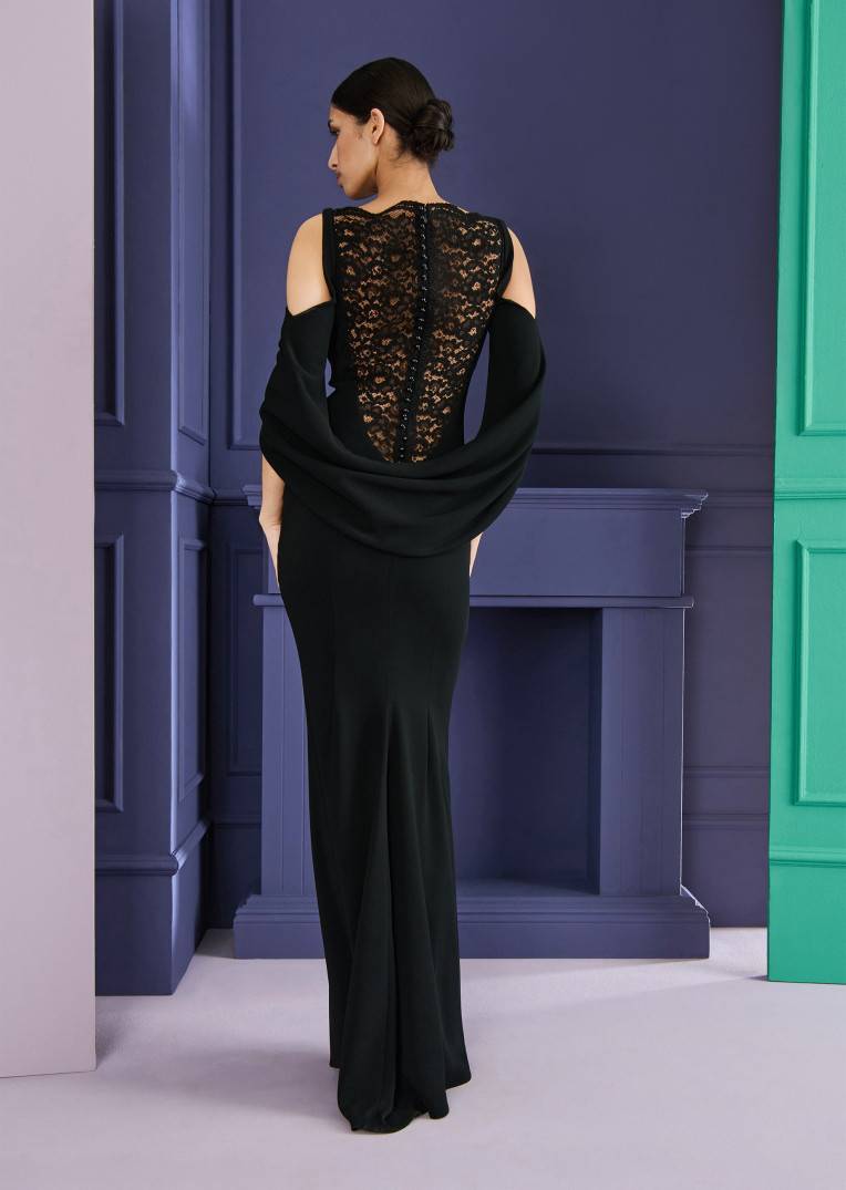 Talbot Runhof Abendkleid Ponceau13 Wochenangebot